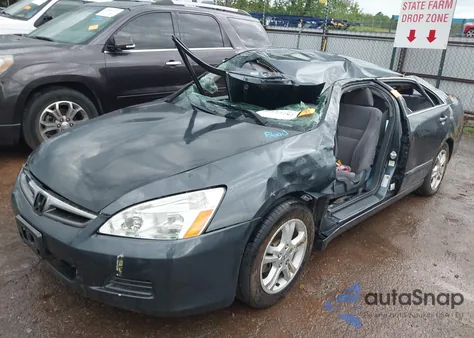 2007 Honda Accord 2.4 Se from USA, damaged, VIN JHMCM56377C003100